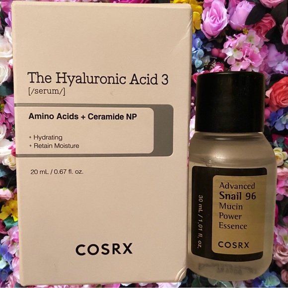 COSRX Skincare Set w/ Snail 96 Mucin Power Essence & The Hyaluronic Acid 3 Serum - Picture 1 of 5